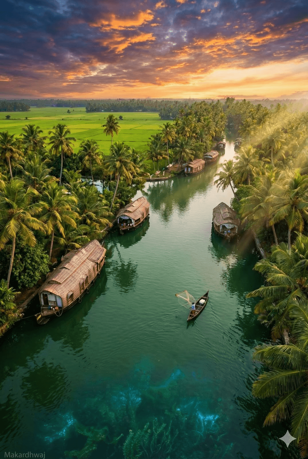 Kerala, Munnar • Alleppey • Kochi